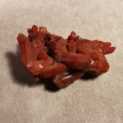 Quartz hématoïde - cristal pièce unique 2 - 2e chakra
